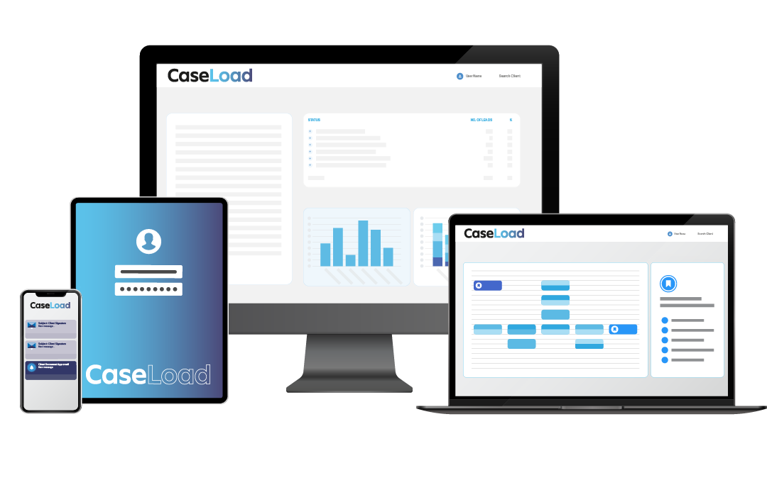 Denovo CaseLoad platform screen